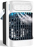 Portable Air Conditioners, 1s fast cooling 16” Standing Fans that Portable AC,120° Oscillating 650ml Water Tank, 5Modes & 4Speeds Cooling Fans