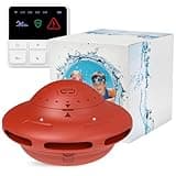 Smart Pool Alarm with App Connectivity – Real-Time Phone Alerts, Adjustable Sensitivity, Remote Control for Inground & Above Ground Pools, Safety Alerts for Kids, Pets & Accidental Entry (Red)