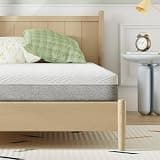 2 Twin Size Mattress, 6 Inch Twin Mattress for Kids, Gel-Infused Memory Foam Mattresses in a Box for Pain Relief & Enhanced Support & Cooling Sensation, CertiPUR-US Certified