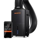 SPIDER FARMER Dehumidifier,38 Pints Plant Dehumidifier with Drain Hose,Temperature & Humidity Sensor Probe,24H Timer Function, Compressor Entfeuchter for Grow Tent,Home and Basement