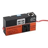Omquot Car Power Inverter, Efficient Quick Charging, For Vehicle, Trucks, Off-Road Cars, ABS Material