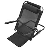 Blaihild Adjustable Bed Backrest 7 Position Sit Up Support with Armrests Foldable, 70x52cm Stainless Steel Frame, No Assembly for Bed Sofa Camping, Reading TV Laptop Aid for Elderly