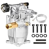 YAMATIC 3/4" Shaft Horizontal Pressure Washer Pump 3400 PSI 2.5 GPM Replacement Pump for Power Washer Compatible with Homelite, Troybilt, Simpson, Karcher, Honda GC160 GC190, AR RMV 2.5G30