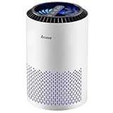 AROEVE Air Purifiers for Bedroom Home, Air Purifier For Smoke Pollen Dander Hair Smell Air Cleaner with Sleep Mode Speed Control For Bedroom Office, MK01- White(Available for California) (Pack of 9)