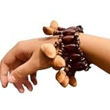 Portable Natural Shell Shaker Spiritual Relax Percussion Instruments Sound Decoration Bells for Music Making Outdoor Garden Chimes