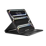 Brydge MAX 13.0 iPad Keyboard with Trackpad | Premium Aluminum Bluetooth Keyboard for iPad Pro 13" 270° Hinge | Backlit Keys | Magnetic SnapFit Graphite Black