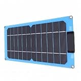 Bewinner 20W Monocrystalline Solar Panel Solar Charger with Dual Type C Ports Portable for Smartphones Tablets Camping Hiking Emergency