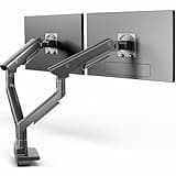 VIVO PRO Heavy Duty, Premium Dual Ultra-Wide Monitor Tension Arm, 24 inch to 38 inch Screens, Holds 59.4 lbs per Arm, Desk Mount Monitor Stand for 2 Ultrawides, Black, PRO-ST245B