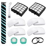AZ3901 Brush Roller Filter Replacement Compatible with Shark AZ3901 PowerDetect Upright Vacuum Accessories, 1 Roller Brush, 2 Filters, 4 Foam Filters, 2 odor neutralizer, 2 Belts and 1 Cleaning Brush
