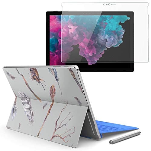 igsticker Surface Pro7 (2019) pro6 pro2017 pro4 Special Skin Seal Glass Film Set LCD Protection Film Sticker Accessory Protection 012378 Feather Arrow Tree
