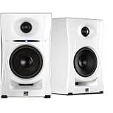 Kali Audio LP-UNFW 4" Ultra Nearfield Studio Monitors - Powered Active Studio Speakers System for Music Production - Bluetooth, USB-C, TRS & RCA Input - 3D Imaging Waveguide, Boundary EQ - White, Pair
