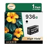 YQSLPBM 936e Ink Cartridges Black Replacement for 936 936e 936xl Ink, Compatible for HP OfficeJet Pro 9120e 9125e 9135e 9130e 9110b 9117b 9120b, OfficeJet Pro Wide Format 9720e 9730e Printers