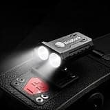 Skateboard Lights - Dual Beam Light with Quick-Release Mount, 100 FT Visibility, USB Rechargeable, Designed for Night Riding, LED Light for Helmet, Skateboard,Bikes,Scooters (Headlight)