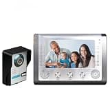 ONMYJFD 7 Inch Video Door Phone Doorbell Intercom System with Camera 1000TVL Unlock Talk Waterproof