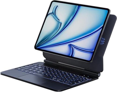 Magic Keyboard Case for iPad Pro 13 inch (M5 2025/M4 2024), Physical Connection Keyboard, No Charging Needed, Precision Multi-Touch Trackpad, Floating Cantilever Magnetic Stand