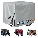 Generator Cover for Generac GP6500 COsense 2021-2026, 420D Oxford Heavy Duty Outdoor Portable Generator Covers, Water & Wind Dust & Resistant, All Weather Protection, B Gray