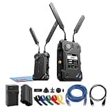Hollyland Cosmo C2 Wireless Video Transmission System, HDMI SDI Transmitter and Receiver Kit, 3000ft Range, 1080p60, RTMP NDI HX Streaming Bundle with (1 Transmitter and 1 Receiver Kit)