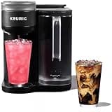 Keurig K-Brew+Chill Iced or Hot Single-Serve K-Cup Coffee Maker with MultiStream and QuickChill Technology, 70oz. Removable Reservoir, Black (Renewed)
