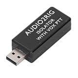 AUDIO2RIG USB Sound Card Connector Isolator 3.5mm 4PIN USB Isolation Module Advanced Sound Interface for Communication Systems ABS Material Compact Design