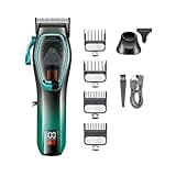 DAXXIN Hair Cutting Tool, Hair Trimmer Cordless Professional Hair Cutting Machine Rechargeable Barber LED 9000 RPM Trimmer for Men(OneColor)
