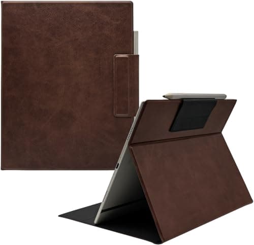 UMUBUHOMS Magnetic Stand Case for Onyx Boox Go 10.3 Gen II Lumi/Go 10.3 Gen II, Ultra-Thin Lightweight Book Folio Cover with Auto Wake/Sleep,Pen Buckle,Magnetic Closure (Brown)
