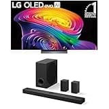 LG 77-Inch Class OLED evo C6 4K Smart TV (OLED77C6HUP, 2026) Bundle S80TR 5.1.3-Ch Soundbar, Dolby Atmos, Dolby Vision, Wow Orchestra, WOWCAST, Rear Speakers, Wireless Subwoofer