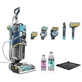 Shark CarpetXpert HairPro | Upright Carpet, Area Rug & Upholstery Cleaner | StainStriker Handheld Tough Stain Remover & Onboard Self Clean | Pet Hair Pickup & Odor Removal | 5 Tools | Navy | EX304