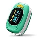 HOLFENRY JKS50A Pulse Oximeter-Oxygen Monitor Fingertip Pulse Oximeter Fingertip, Large Display, Included with AAA Battery