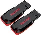 SanDisk Cruzer 16GB (8GB x 2) Cruzer Blade USB 2.0 Flash Drive Jump Drive Pen Drive Sdcz50 - Two Pack