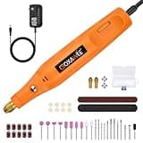 Corded Rotary Tool Kit for Crafts, GOXAWEE Mini Power Tool with Cord, 105pcs Accessories 18000rpm Multi-Purpose Small Grinder Drill Set for Sanding, Polishing, Drilling, Etching, Engraving, DIY Crafts