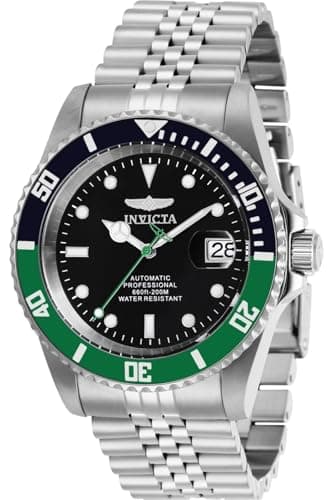 Invicta Men's Pro Diver Automatic Watch with Stainless Steel Band, Silver (Model: 29177)