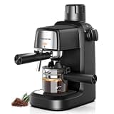 KEENSTAR 3.5Bar Espresso Machine with Milk Frother, 800W Compact Expresso Coffee Machines with Preheating Function, 4 Cup Espresso Maker for Latte or Cappuccino Upgraded Version