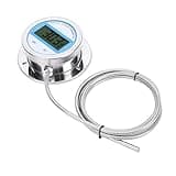 Rcniso Electronic Water Temperature Meter, Reliable Digital Thermometer Made of Stainless Steel