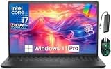 Seibosfy Dell DC15250 15.6" Touchscreen Laptop 2026, 16 GB DDR5 1 TB SSD,Intel Core i7-1355U(10-Core, Up to 5.0GHz), FHD LED 220 Nits Anti-Glare, Wi-Fi 6, Webcam, Copilot Key, Windows 11 Pro