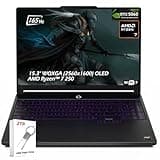 Lenovo Legion 5a 15.3" Gaming Laptop AMD Ryzen 7 250, RTX 5060, 16GB DDR5 RAM 2TB SSD, 15.3" WQXGA (2560x1600) OLED 165Hz, Backlit KB, Wi-Fi7, Win11, Eclipse Black, w/2TB USB Drive, W/GaLiMu