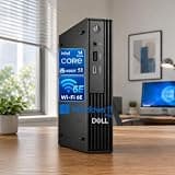 Dell Pro Micro QCM1250 Mini Desktop (New OptiPlex Version), 14th Gen i5-14500T (14 Cores, Up to 4.8GHz), 8GB DDR5, 512GB PCIe SSD, HDMI+DP Dual Monitor Support, USB-C, Wi-Fi 6E, Windows 11 Pro