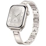 Slim Metal Apple Watch Bands for Women 42mm 44mm 45mm 46mm 49mm,Thin Dressy Metal Strap for iWatch Series 11/10/9/8/7/6/5/4/SE/Ultra/3/2/1,Stainless Steel Luxury Elegant Bracelet Wristband