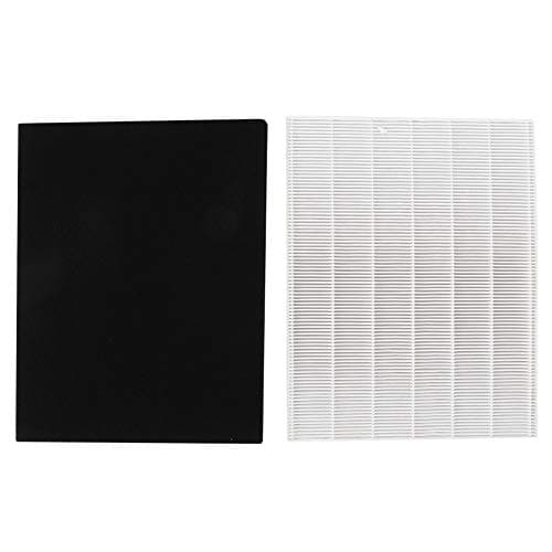 Filter Replacement for Air Purifier, Activated Carbon Filter with Prefilters, White and Black 5 - Pack - High Efficiency Filtration, Odor Removal Technology, Compatible with