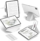 JKSML Dynamic Folio Case for iPad Pro 11-Inch 4th/3rd/2nd/1st Gen (2022/2021/2020/2018) with Detachable Pencil Holder, 20+ Multi-Angle Origami Cover, Ergonomic & Slim & Powerful Magnetic - Gray