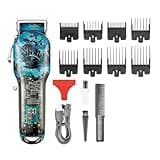 DAXXIN Hair Cutting Tool, Hair Trimmer Adjustable Hair Cutting Machine Rechargeable Barber Cordless Clipper for Men