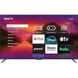 Roku 75R6A5RKIT1 75 inch Class 4K QLED Plus Series Smart TV Dolby Vision HDR WiFi Bluetooth Streaming Bundle with HDMI