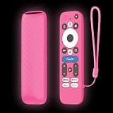 LEFXMOPHY Cover for onn Google TV 4K Pro 2024 Streaming Device, Pink Case Silicone Protector