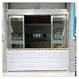 ZJKXJH Modular Aluminum Flood Barrier to Prevent Water Backflow, Detachable Anti-Flood Structure for Underground Garages/Low-Lying Areas, Flood Defender(H 3.3ft/100cm,L 6.5ft/198cm)