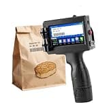 HUALUCK Portable Printer 12.7mm/25.4mm Handheld Inkjet Printer Batch Number Logo Date QR Barcode Image Label Coding Machine