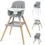 Wooden High Chair for Babies and Toddlers