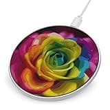 Rainbow Flower Wireless Charger Magnetic Phone Induction Charger 10w Fast Wireless Charging Station Compatible with iPhone 17 16 15 14 13 12 Pro Max Samsung Galaxy S25 S24 S23