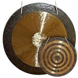 Chinese Wind, Sun, Horizon & Eclipse Gongs. Handmade Premium Quality for Sound Healing & Meditation (Solar Horizon, 20")