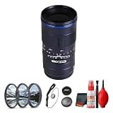 Laowa 180mm f/4.5 1.5X Ultra-Macro APO Lens for Sony E Mount | Full Frame Macro Photography Telephoto Prime, Close-Up Imaging (VE18045AFFE) + Filter Kit + More (6pc Bundle)