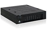 ICY DOCK 1 Bay 2.5 SAS/SATA HDD/SSD Docking Enclosure for External 3.5” Bay | flexiDOCK MB521SP-B