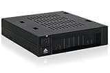 ICY DOCK 1 Bay 2.5 SAS/SATA HDD/SSD Docking Enclosure for External 3.5” Bay | flexiDOCK MB521SP-B